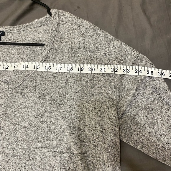 Torrid heathered gray open shoulder lace up soft stretchy quarter sleeve top 2X - Picture 10 of 12